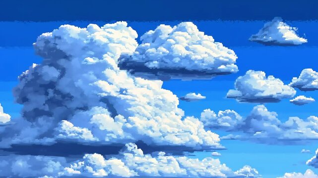 8 bit clouds