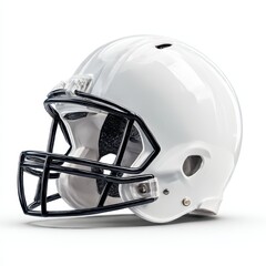 Fototapeta premium Football helmet equipment sport isolated on a white background.