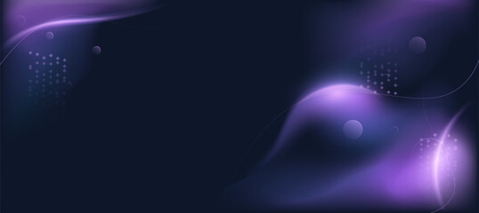 Landing page web design, Abstract mesh gradient purple blue on dark background vector, Digital ads, Social ads