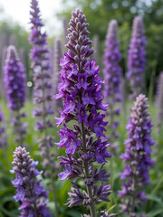 Naklejka premium Ramo di salvia