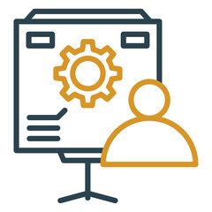 Fototapeta premium Training Icon