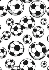 Soccer Ball Swirl AI Generated