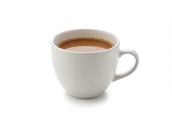 Obraz premium Coffee in mug isolated on white background