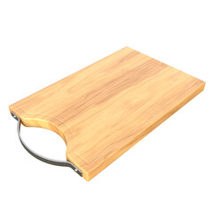 Chopping Board, 3d illustration isolated on white background