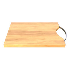 Chopping Board, 3d illustration isolated on white background