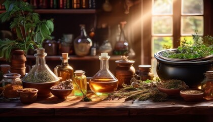 Magical Potion Brewery Witchcraft Alchemy