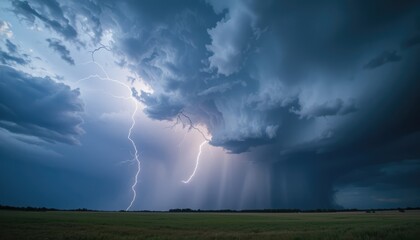 lightning in the storm