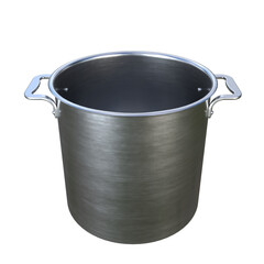 Cooking Pot, 3d illustration isolated on white background