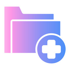 Obraz premium files Gradient icon