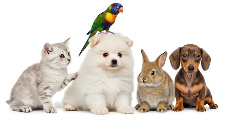 Obraz premium Rainbow's Crew AI Generated