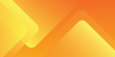 Abstract orange and yellow geometric background. Dynamic shapes composition. Cool background design for posters. Vector illustration