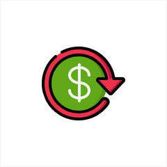 dollar sign icon