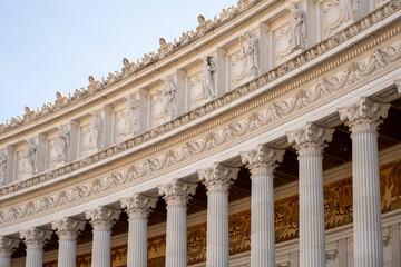 The Victor Emmanuel II National Monument, also known as the Vittoriano or for synecdoche Altare della Patria, is a large national monument built between 1885 and 1935 to honour Victor Emmanuel II, the