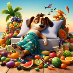 Obraz premium cute dog