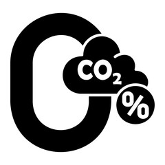 carbon capture Solid icon