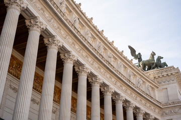 The Victor Emmanuel II National Monument, also known as the Vittoriano or for synecdoche Altare della Patria, is a large national monument built between 1885 and 1935 to honour Victor Emmanuel II, the