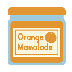 オレンジマーマレードのイラスト