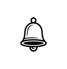 Vintage Bell Icon: Retro Symbol for Design Projects