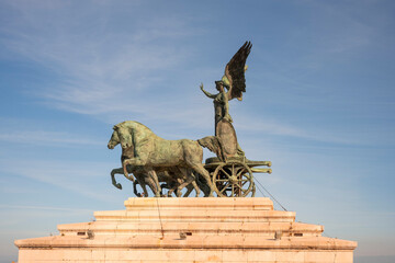 The Victor Emmanuel II National Monument, also known as the Vittoriano or for synecdoche Altare della Patria, is a large national monument built between 1885 and 1935 to honour Victor Emmanuel II, the