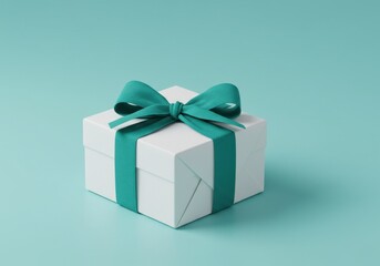 Obraz premium Gift with ribbon isolate on white background