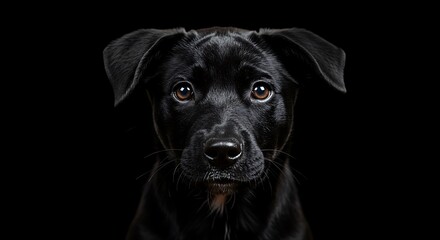 Obraz premium Midnight's Gaze AI Generated