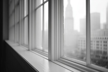 Obraz premium close-up view of urban framed in minimalistic style