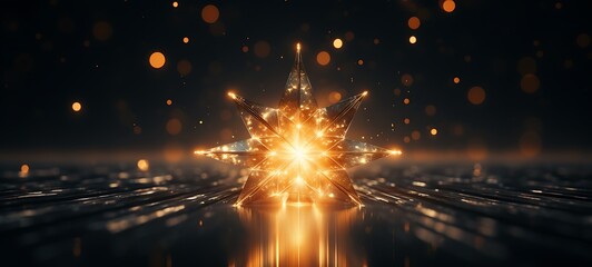 star shaped constellation, ai generative
