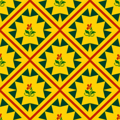 Flowers, leaves, colorful wallpapers, designed for carpet, wallpaper, clothes, wrapping, fabric, cover.