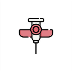 vector illustration of keys