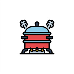 vector illustration of a set of furniture