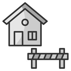 Construction Site Icon Element For Design