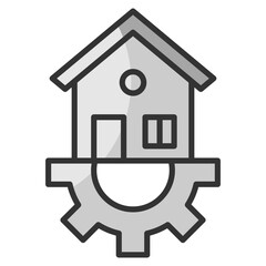 Renovation Icon Element For Design
