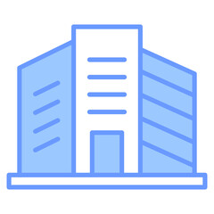 Office Building Icon Element For Design