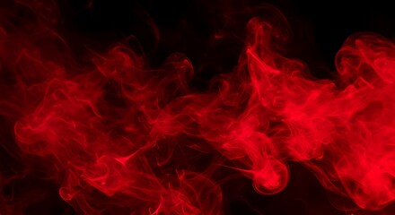 Fototapeta premium Crimson Embrace of Night AI Generated