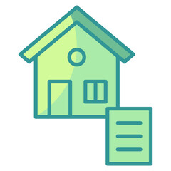 Property Listing Icon Element For Design
