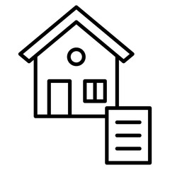 Property Listing Icon Element For Design