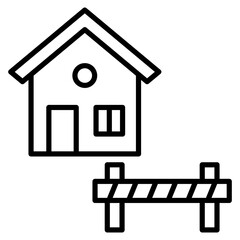 Construction Site Icon Element For Design