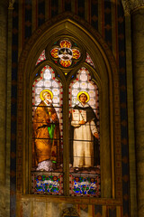 Santa Maria sopra Minerva is one of the major churches of the Order of Preachers in Rome, Italy. The church's name derives from the fact that the first Christian church structure on the site was built