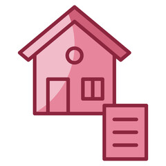 Property Listing Icon Element For Design