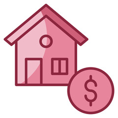 Property Investment Icon Element For Design