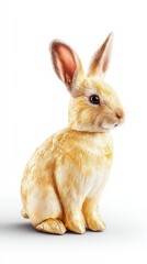 Obraz premium Golden Bunny Rabbit Easter Chocolate Festive Holiday Sweet Treat Adorable Animal