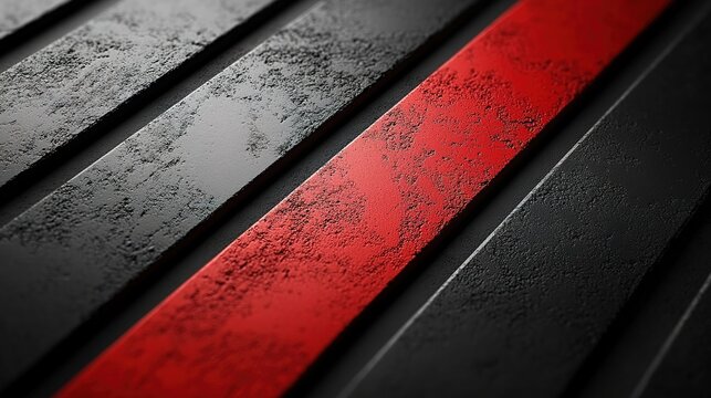 Abstract red and black parallel lines