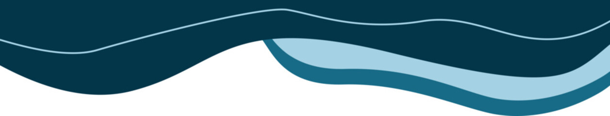 Abstract Wave Business Header Element