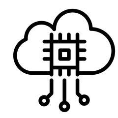 cloud Line Icon