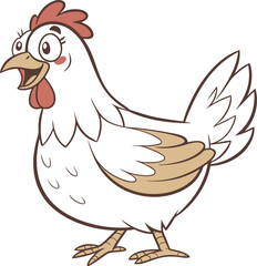 vector illustration of chicken