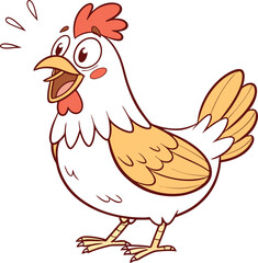 vector illustration of chicken