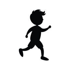 running man vector illustration