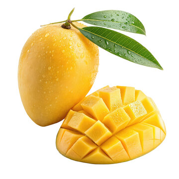a yellow mango without leaves standing png ripe mango png tropical fruit png solo mango png transparent background image