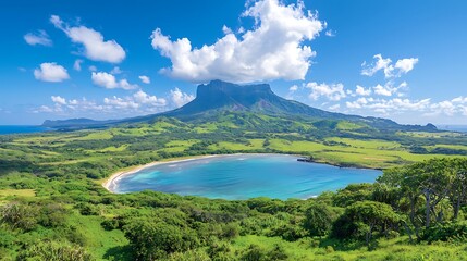 Tropical Island Bay View