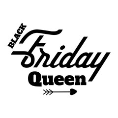 Black Friday Queen SVG 
